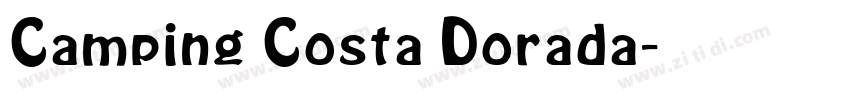 Camping Costa Dorada字体转换